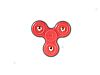 Tri-Spinner XL Fidget Plastic 3 balls