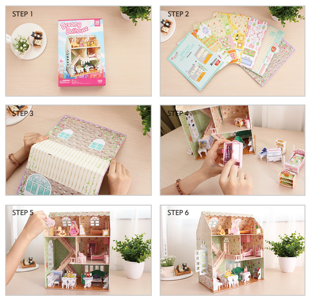 Dreamy Dollhouse 3D Puzzle