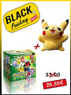 Pokemon Gen 1 (1 Κουτί-50 τμχ) & Λούτρινο Pikachu 25εκ Black Friday 