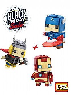 Loz mini blocks Avenger Captain America & Iron Man & Thor Black Friday